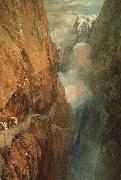 Joseph Mallord William Turner The Passage of the St.Gothard oil painting artist